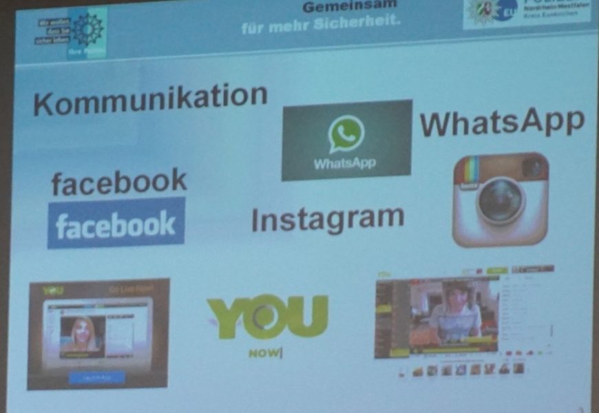 Informationsveranstaltung zum Thema „WhatsApp“ und anderen sozialen Netzwerken Informationsveranstaltung zum Thema „WhatsApp“ und anderen sozialen Netzwerken